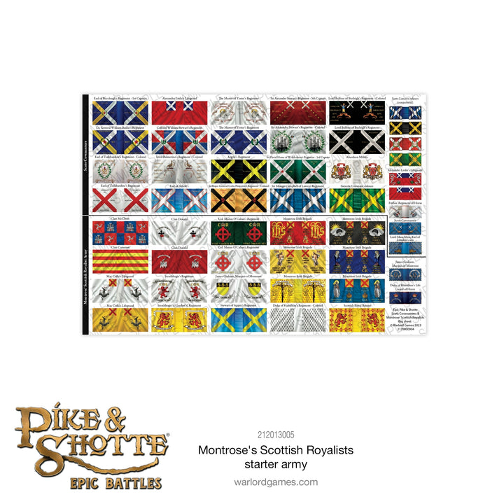 Pike & Shotte Epic Battles: Montrose's Scottish Royalists Starter Army