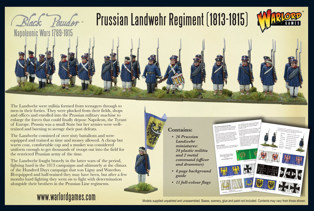 Black Powder: Napoleonic Wars - Prussian Landwehr regiment 1813-1815