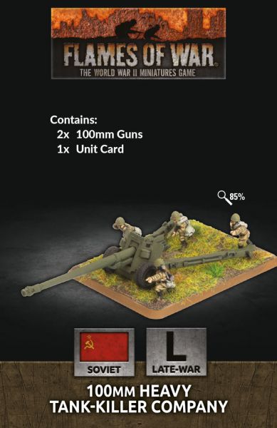 Flames of War: 100mm Heavy Tank-Killer Company (x2) (SU521)