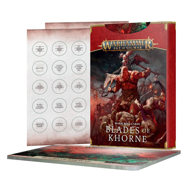 Warhammer Age of Sigmar: Blades of Khorne - Warscroll Cards (3rd Edition)