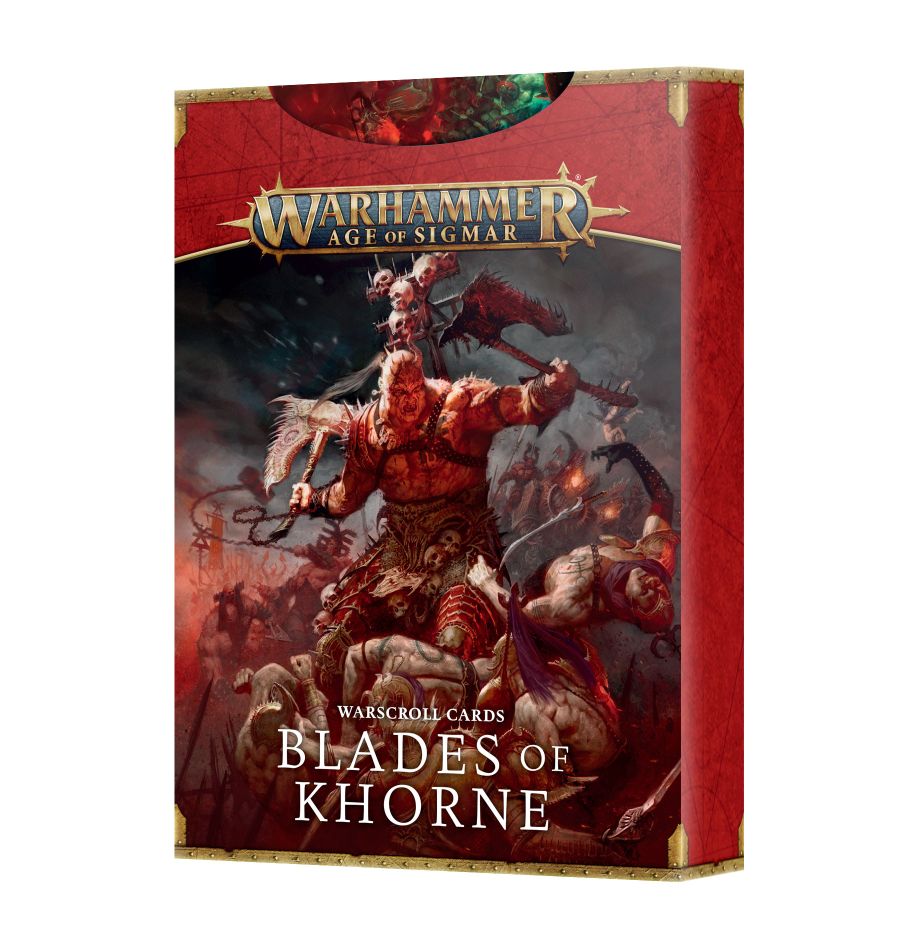 Warhammer Age of Sigmar: Blades of Khorne - Warscroll Cards (3rd Edition)
