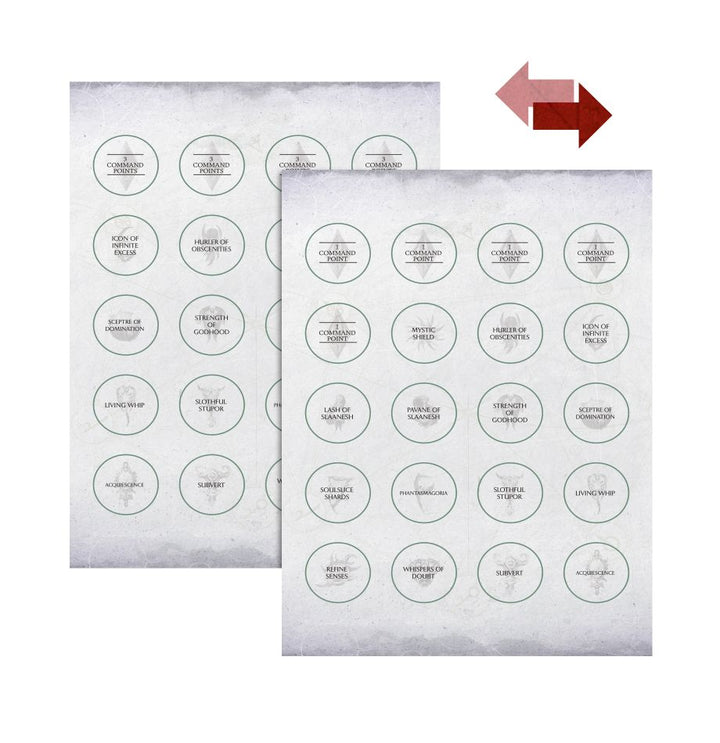 Warhammer Age of Sigmar: Hedonites of Slaanesh - Warscroll Cards