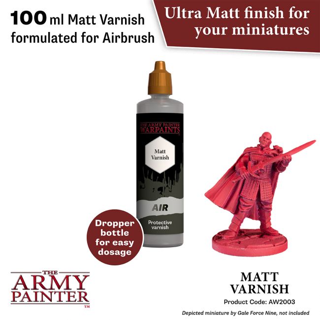 Warpaints Air Accessories: Matt Varnish, 100 ml (The Army Painter) (AW2003)