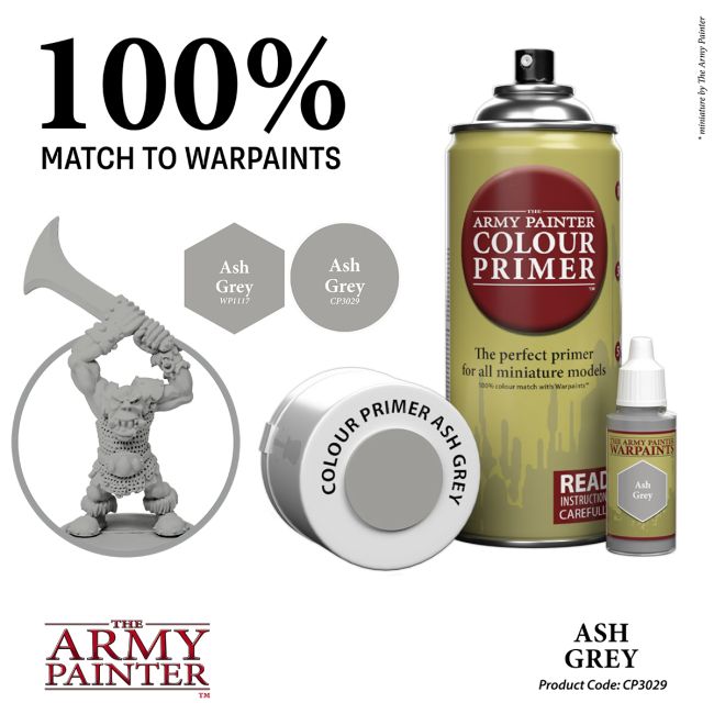 Colour Primers - Ash Grey (The Army Painter) (CP3029S)
