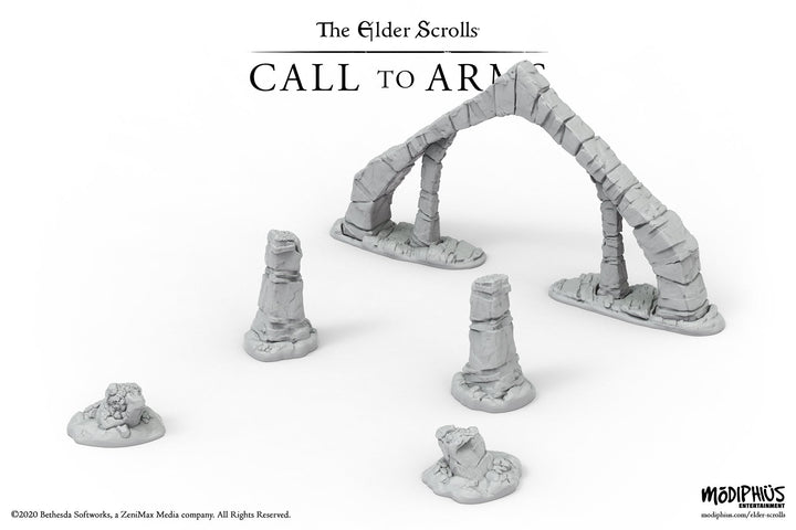 The Elder Scrolls: Call to Arms - Nord Tomb Arches Terrain Set