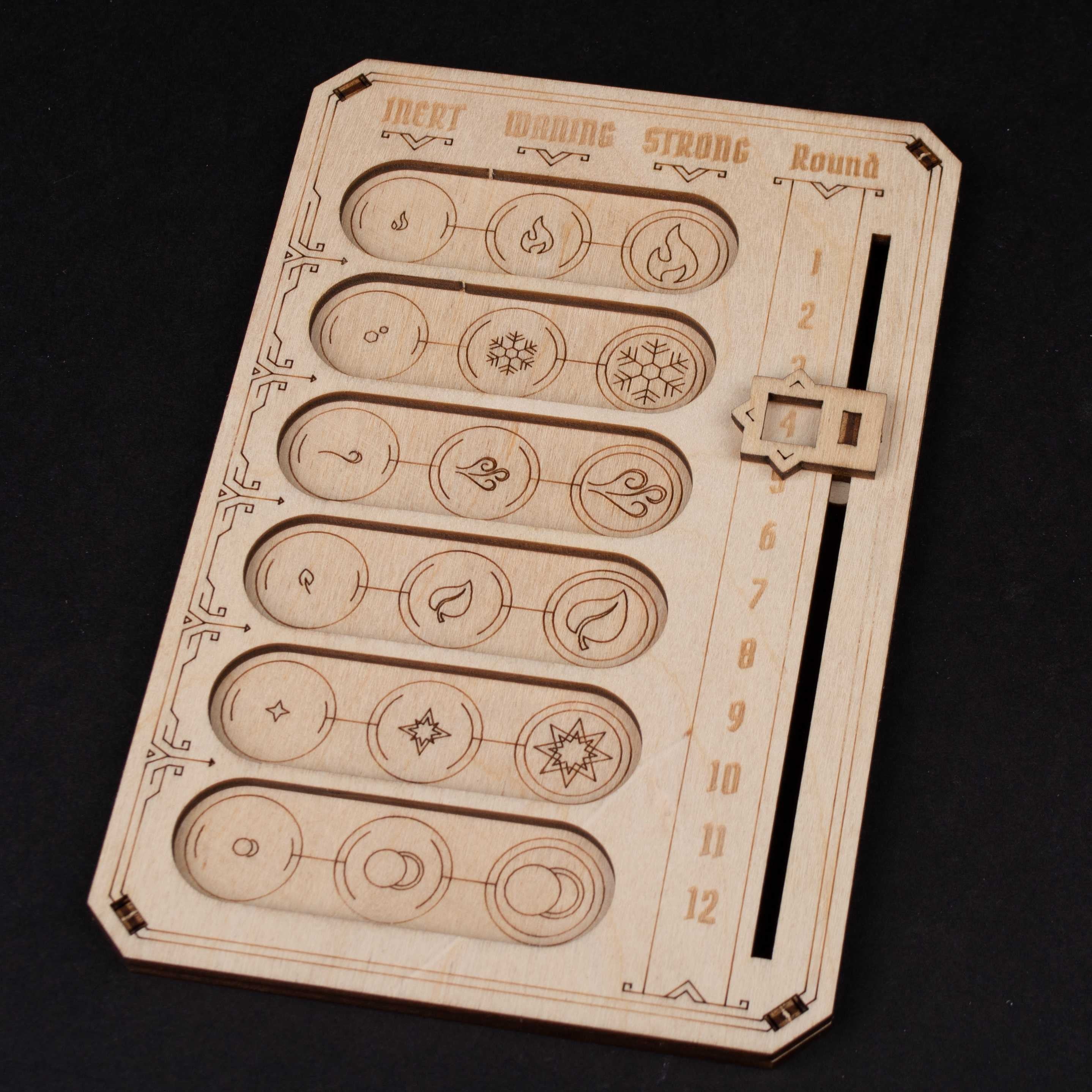 Gloomhaven/Frosthaven Element Tracker (LaserOx) (LGBET) Snydepels