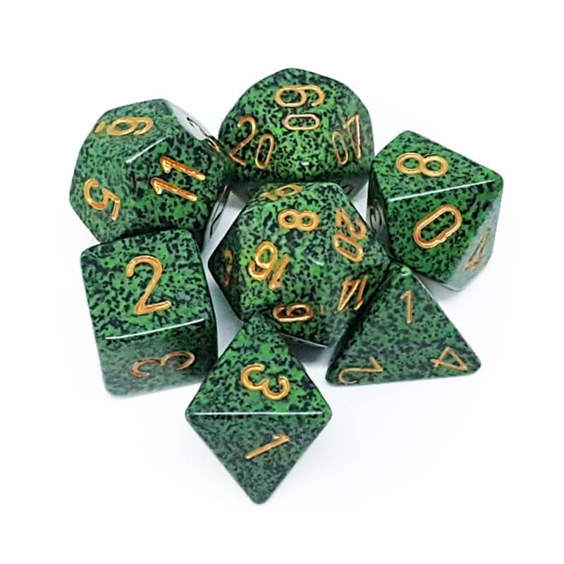 Speckled Polyhedral 7-Die Set Golden Recon (Chessex) (25335)