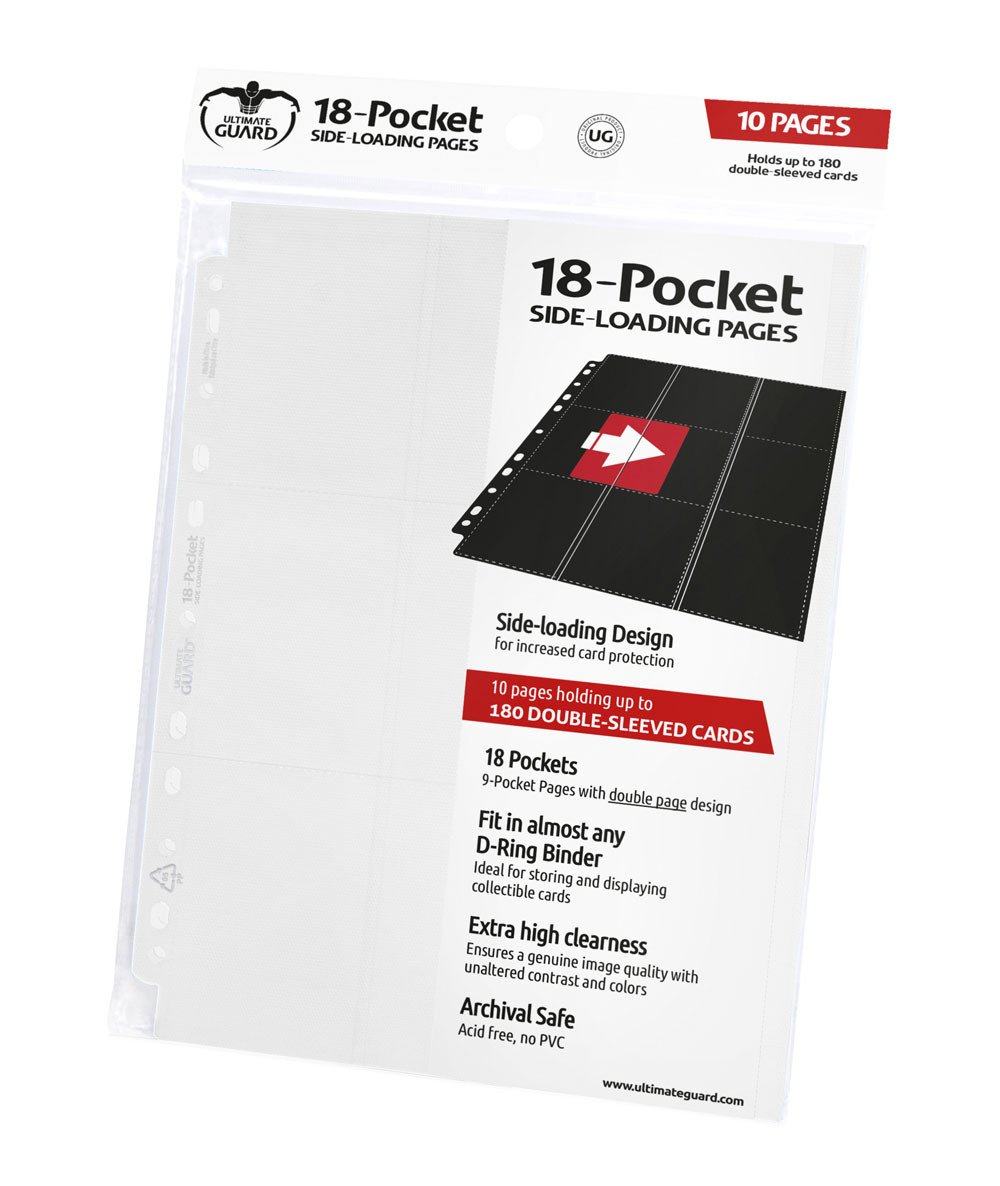 Ultimate Guard 18-Pocket Pages Side-Loading