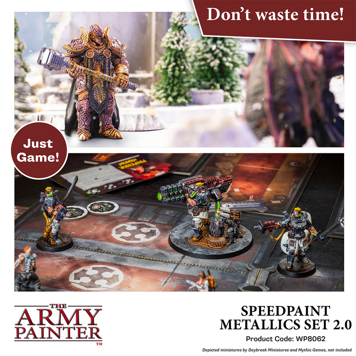 Speedpaint Metallics Set 2.0 (The Army Painter) (WP8062)