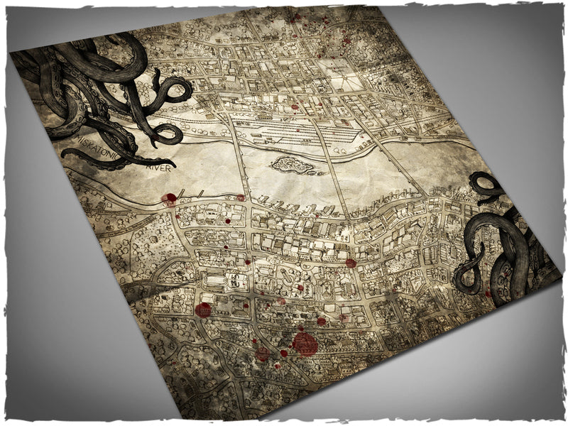 Gaming Mat - Arkham Horror (90x90 cm) (Deep-Cut Studio)