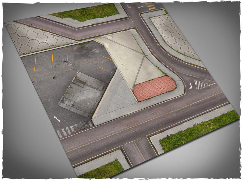 Gaming Mat - Crisis Protocol #1 (90x90 cm) (Deep-Cut Studio)