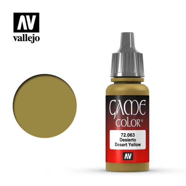 Vallejo Game Color: Desert Yellow (17ml) (72.063)
