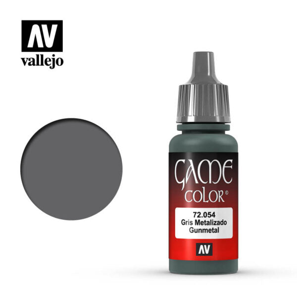Vallejo Game Color: Gunmetal (17ml) (72.054)
