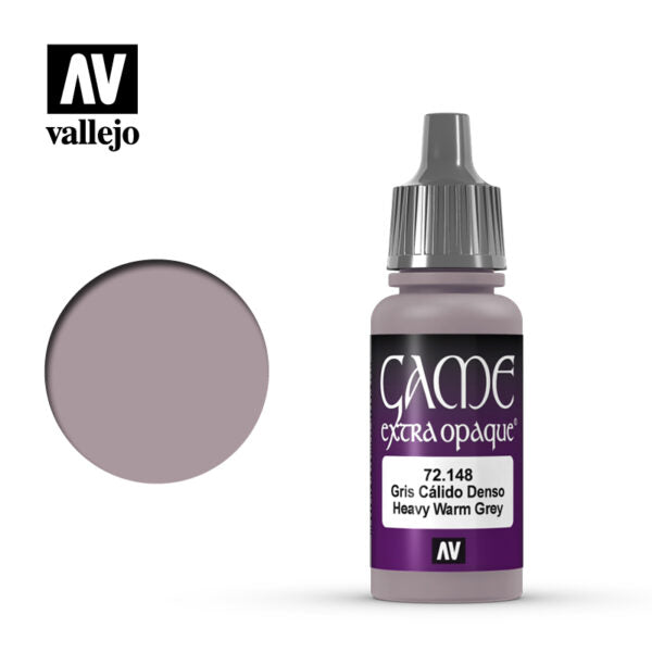 Vallejo Game Color Extra Opaque: Heavy Warm Grey (17ml) (72.148)
