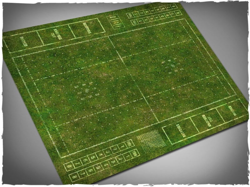 Gaming Mat - Blood Bowl Pitch, Grass (87x99 cm) (Deep-Cut Studio) (32matBB4m)