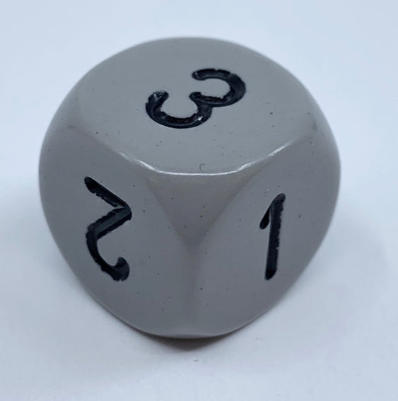 Opaque 16mm D3 - Grey/black (XQ0310) - Chessex