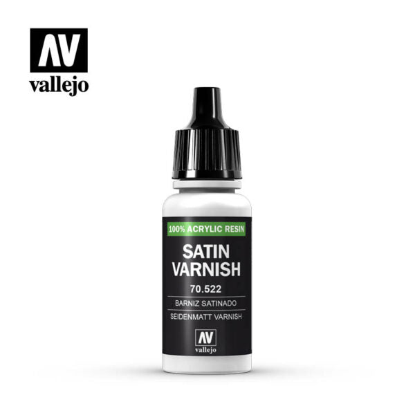 Vallejo Auxiliaries: Satin Varnish (70.522)