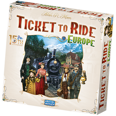 Ticket to Ride: Europe - 15th Anniversary Edition (engelsk)