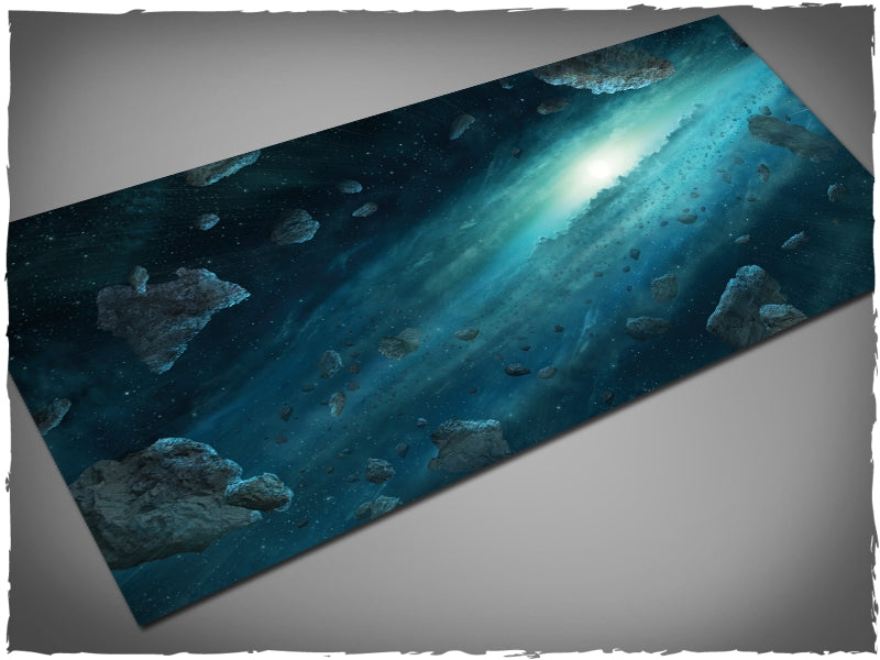 Gaming Mat - Asteroid Field (90x180 cm) (Deep-Cut Studio)