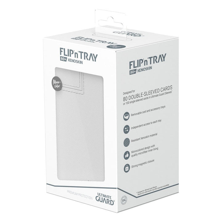 Ultimate Guard Flip'n'Tray 80+ XenoSkin Monocolor White