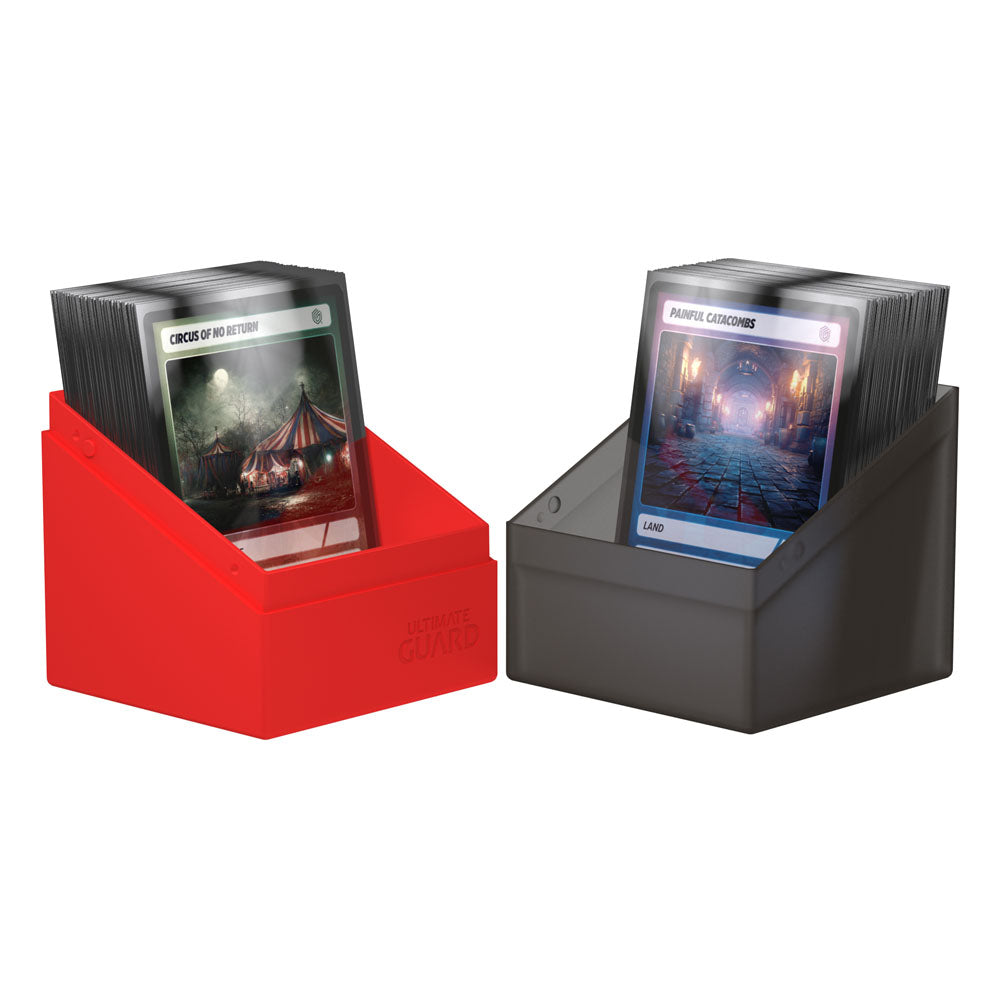 Ultimate Guard Boulder Deck Case 100+ SYNERGY Black/Red