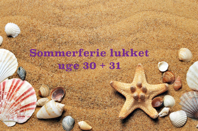 Sommerferie lukket!