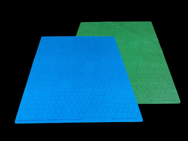 Battlemat 1" Reversible Blue-Green Hexes (Chessex) (96665)