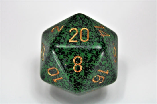 Speckled Golden Recon 34mm d20 Dice (Chessex) (XS2002)