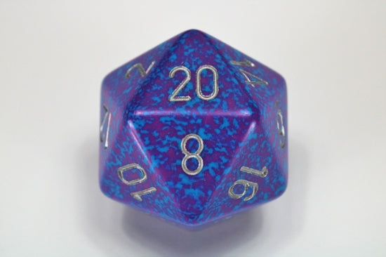 Speckled Silver Tetra 34mm d20 Dice (Chessex) (XS2004)