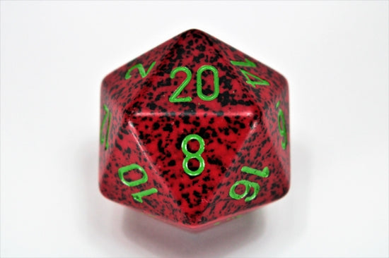 Speckled Strawberry 34mm d20 Dice (Chessex) (XS2035)