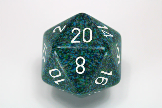 Speckled Sea 34mm d20 Dice (Chessex) (XS2037)