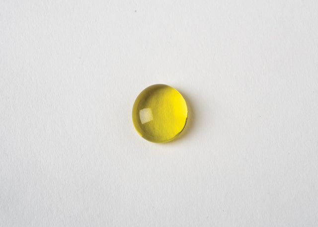 Translucent Yellow Glass Stones Tube (Chessex) (01122)