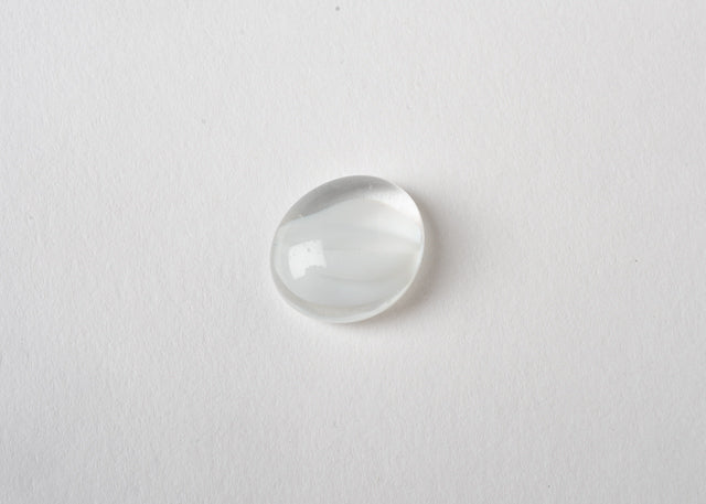 Catseye White Glass Stones Tube (Chessex) (01162)
