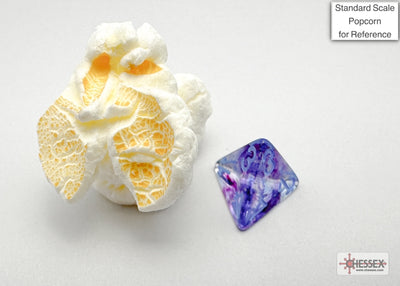 Nebula Mini-hedral Nocturnal/blue Luminary 7-Die Set (Chessex) (20557)