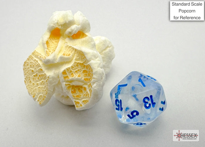 Borealis Mini-hedral Icicle/light blue Luminary 7-Die (Chessex) (20581)