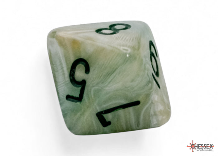 Marble Mega-hedral Green/dark green 7-Die Set (Chessex) (22409)