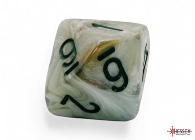 Marble Mega-hedral Green/dark green 7-Die Set (Chessex) (22409)