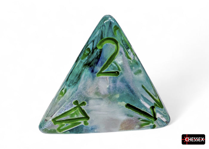 Borealis Kelp/light green Luminary Polyhedral 7-Dice Set (Chessex) (27595)