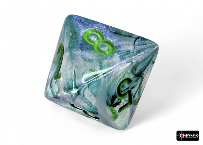Borealis Kelp/light green Luminary Polyhedral 7-Dice Set (Chessex) (27595)