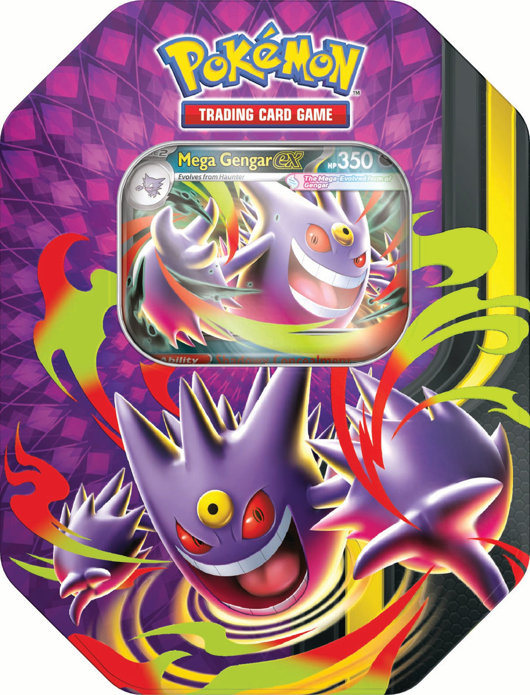Pokemon TCG: Summer 2026 Mega Moonlit Collector's Tin - Mega Gengar ex