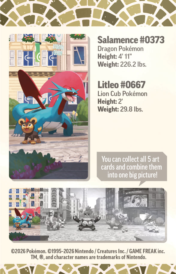 Pokemon TCG: Mini Tin Summer 2026 Lumiose City - Salamence