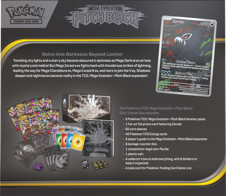 Pokemon TCG: ME05 Pitch Black - Elite Trainer Box
