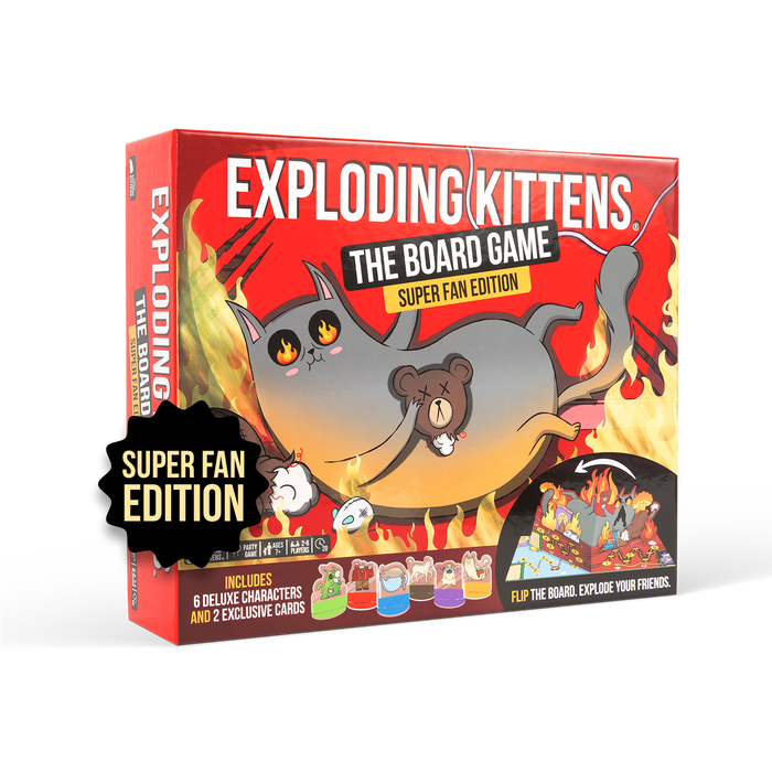 Exploding Kittens: The Board Game (Super Fan Edition)
