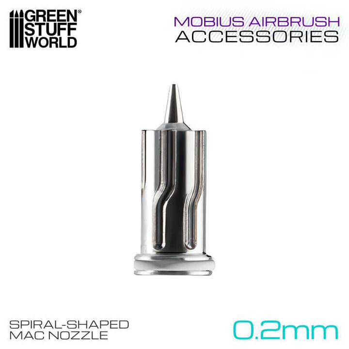 0.2 Nozzle Cap for Mobius Airbrush (Green Stuff World)