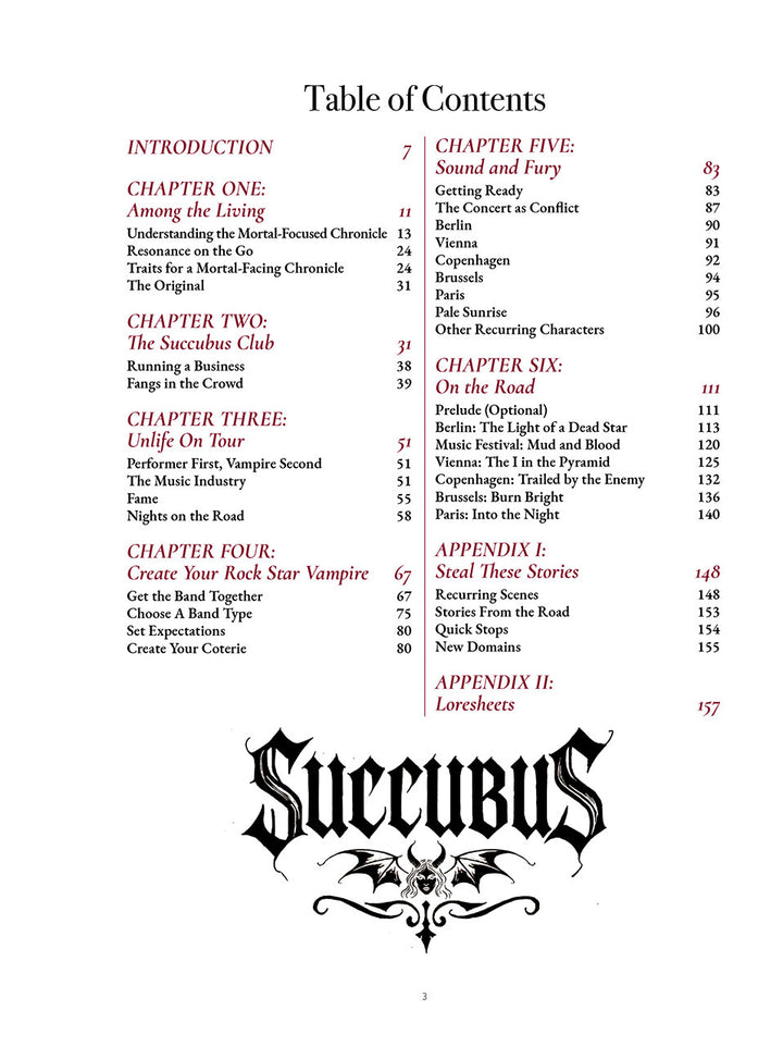 Vampire: The Masquerade (5th Edition) - Live from the Succubus Club Sourcebook