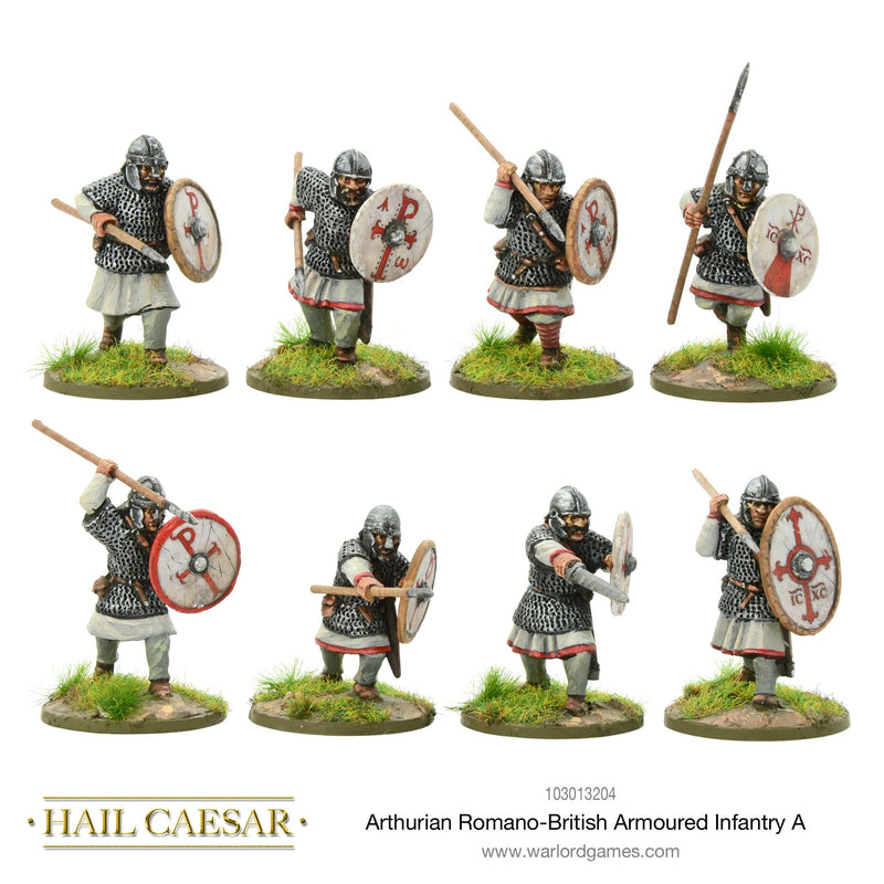 Hail Caesar: Arthurian Romano-British armoured infantry A