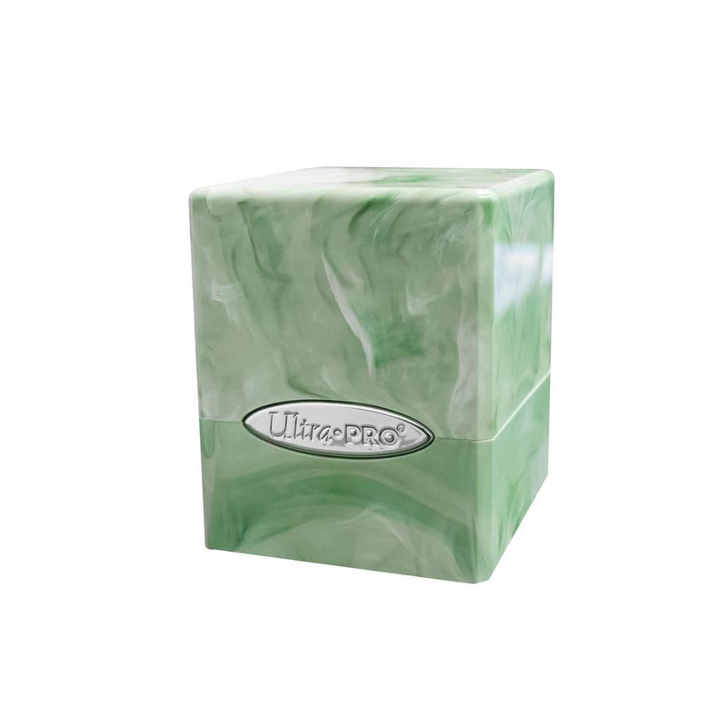 Marble Satin Cube - Lime Green / White (Ultra PRO)