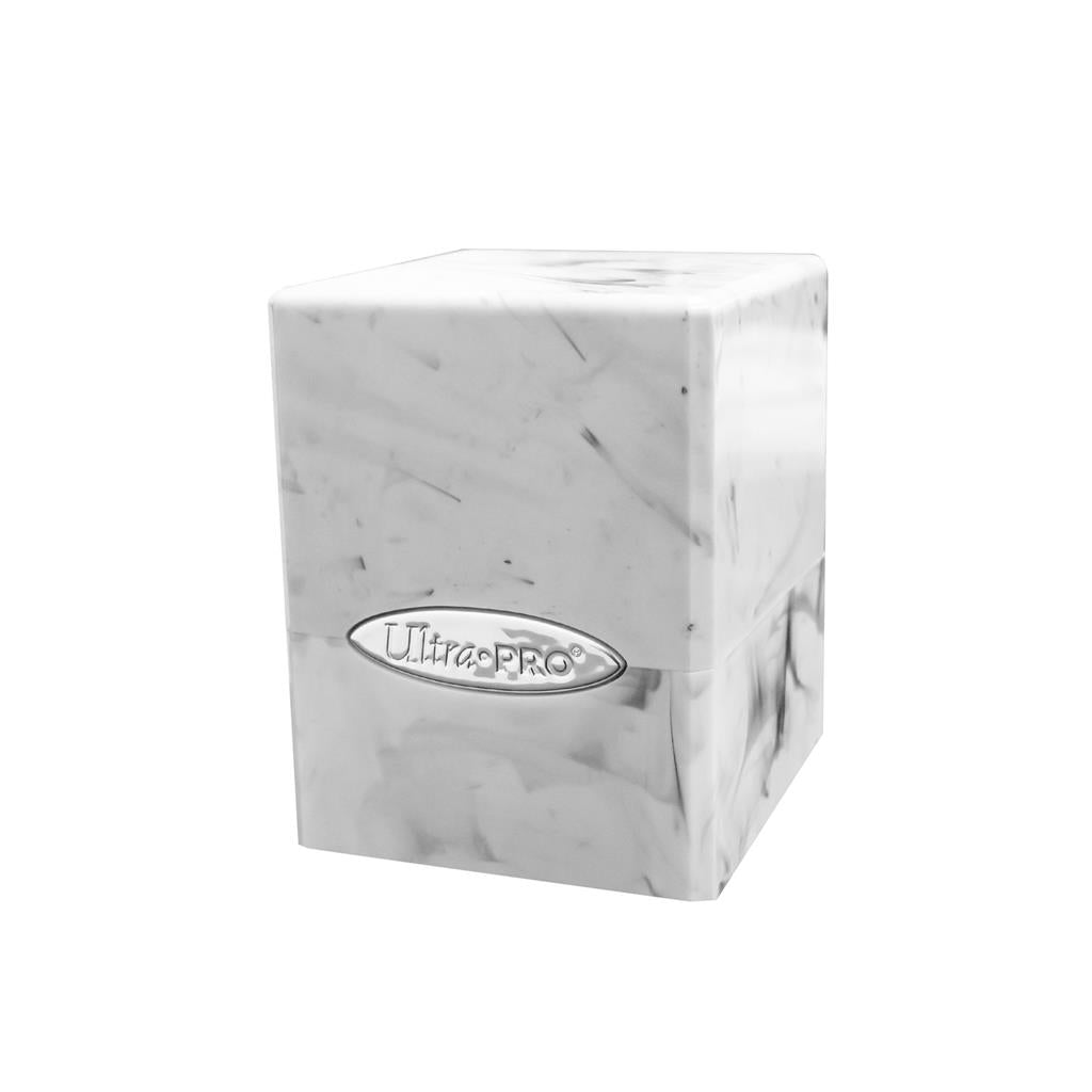 Marble Satin Cube - White / Black (Ultra PRO)