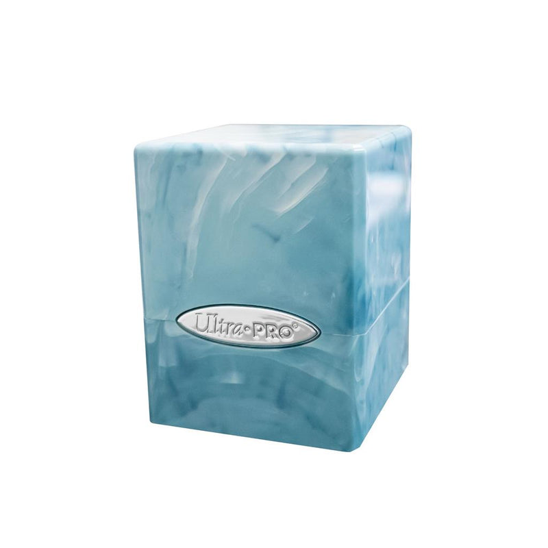 Marble Satin Cube - Light Blue / White (Ultra PRO)