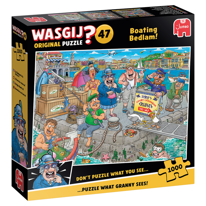 Wasgij Original 47: Boating Bedlam! (1000 brikker) - Transportskadet